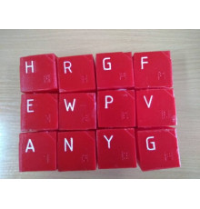 Набір кубиків з анлійським алфавітом